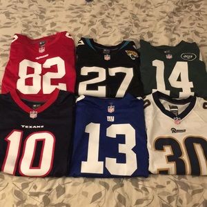 BUNDLE DEAL!!! Lot of 6 Nike NFL Game Jerseys
